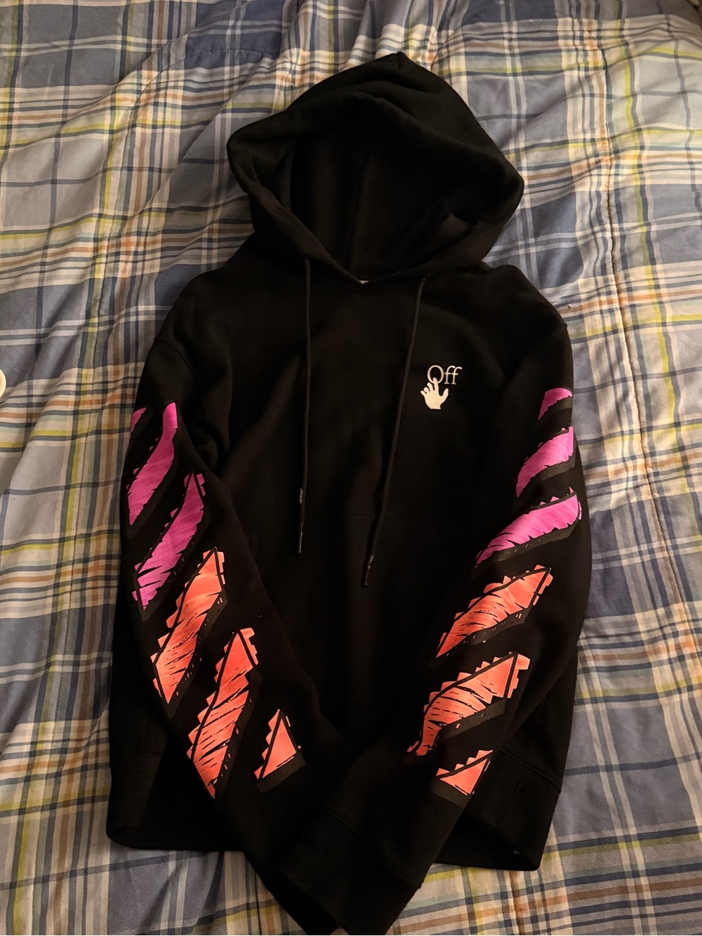 Vintage Off-White 2013-era Main Label LG-425 Hoodie - Size: Large